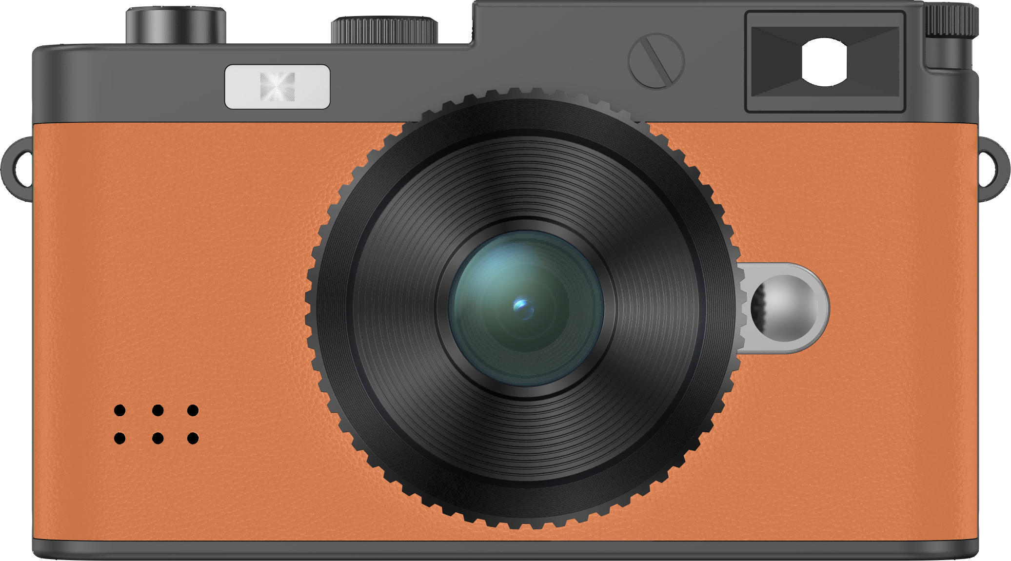 DC32 4K Digital Camera - Retro Leather & Dual Screen - Detail 1